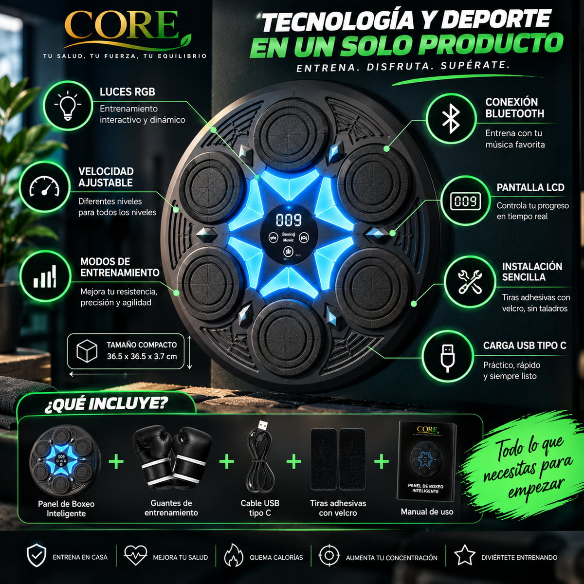 Tecnología y deporte en un solo producto - qué incluye
